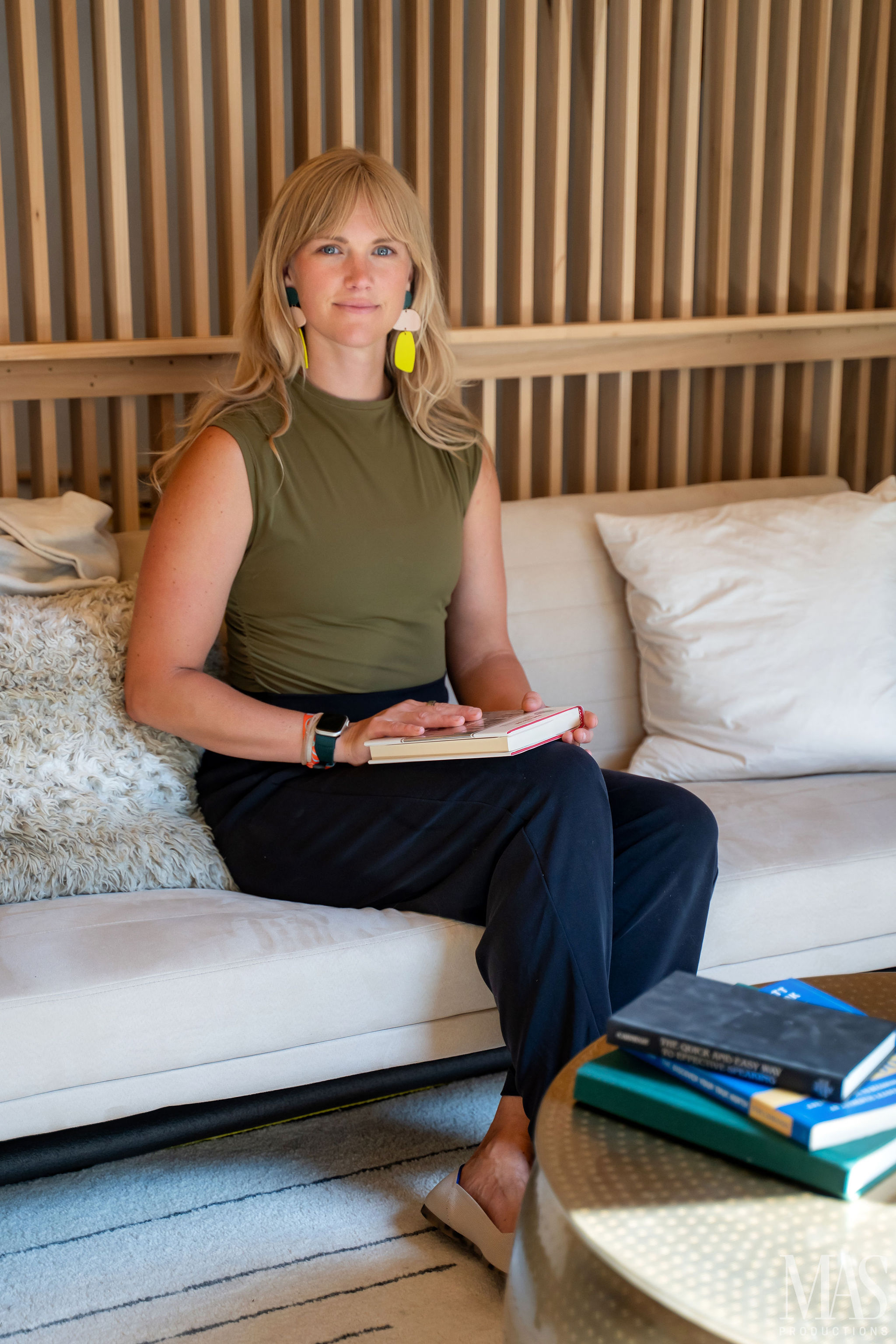 Juli seated